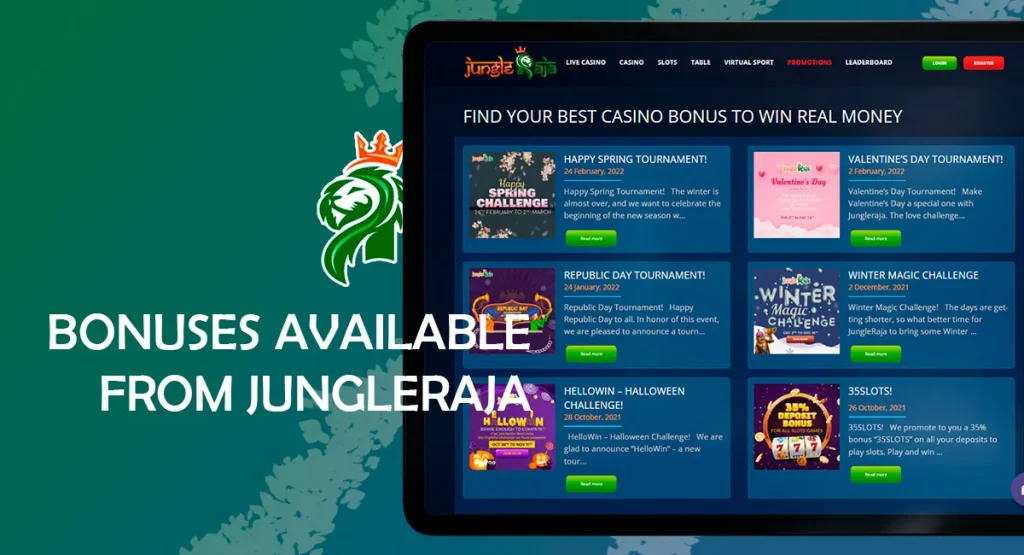 Jungleraja bonus code